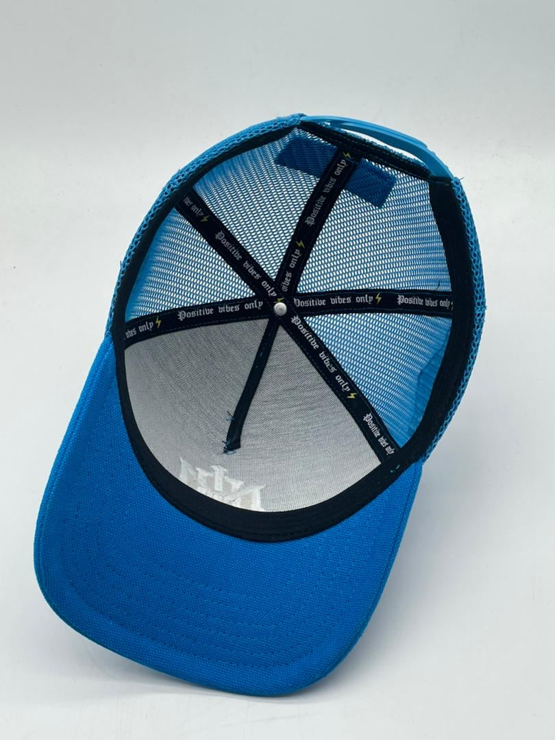 Nipsey blue Glow In the Dark Logo Trucker