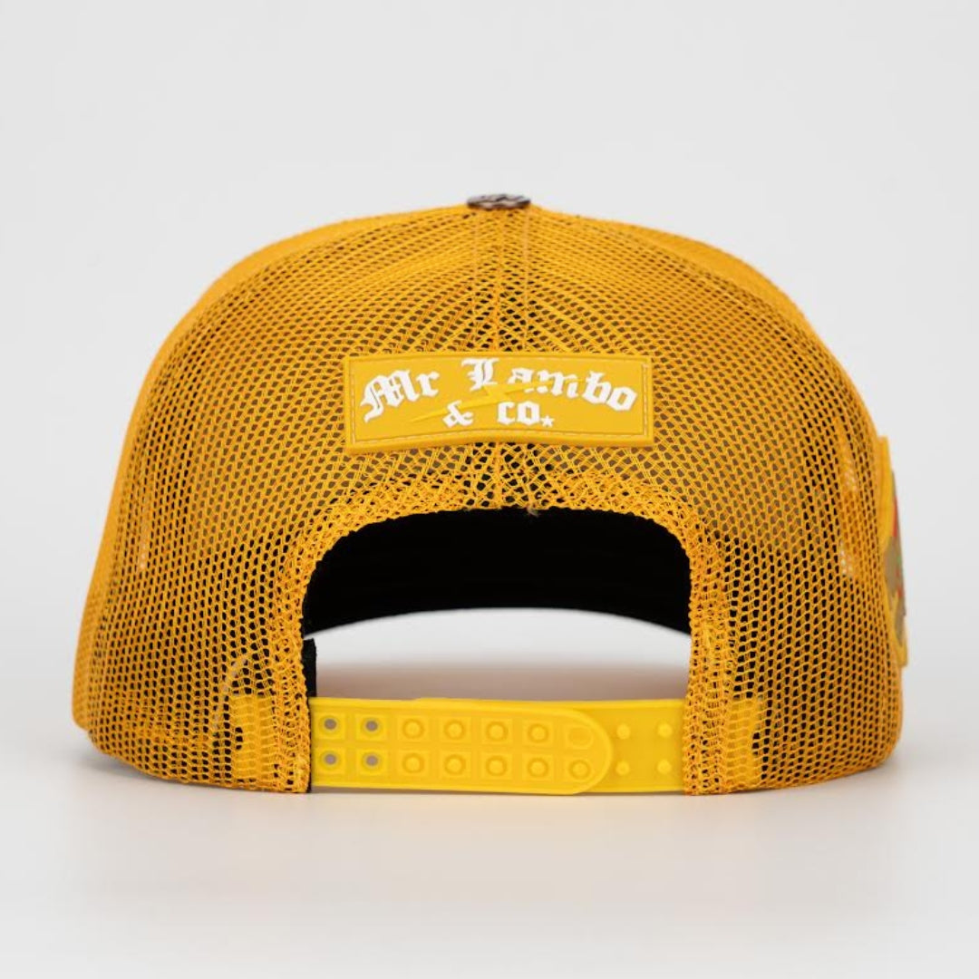 Mr Lambo Yellow Trucker Hat