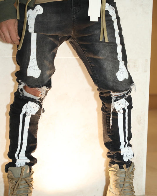 Skeleton denims